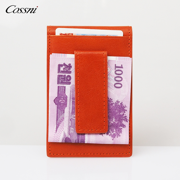 2021年新款Bifold Slim意大利皮革钱包男士植鞣皮革钱包